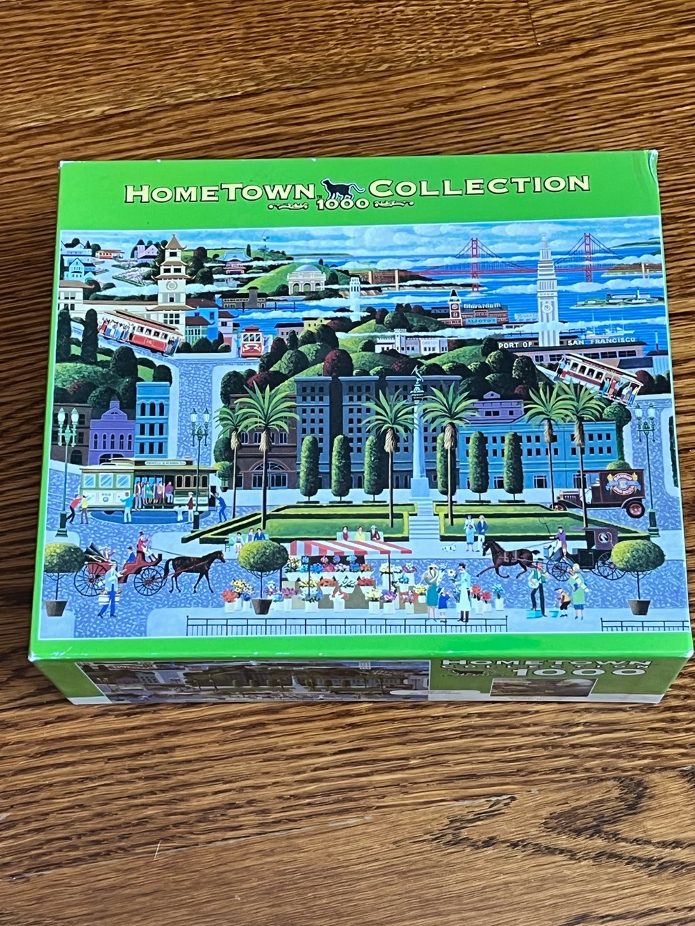 NWT Hometown Collection 1000 Piece Puzzle San Francisco Golden Gate Bridge